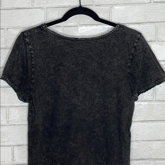 Patrons of Peace Black Faded Patterned Tee - Picture 7 of 9